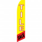 Tile Sale Yellow Swooper Flag