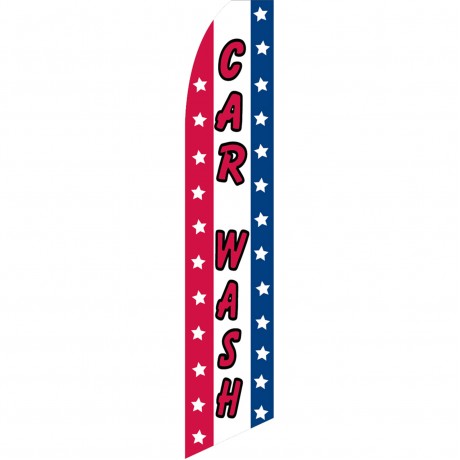 Car Wash USA Swooper Flag