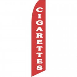 Cigarettes Red Swooper Flag