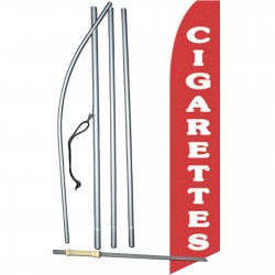 Cigarettes Red Swooper Flag Bundle