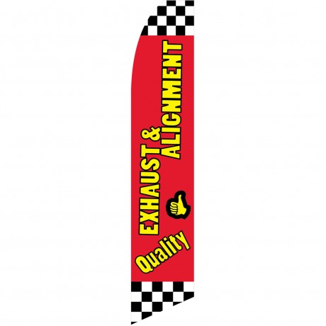 Quality Exhaust & Alignment Swooper Flag