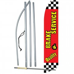 Quality Brake Service Swooper Flag Bundle