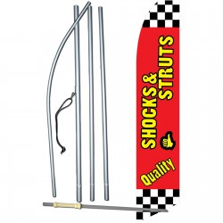 Quality Shocks & Struts Swooper Flag Bundle