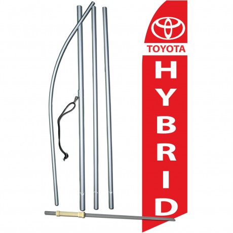 Toyota Hybrid Swooper Flag Bundle