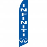 Infiniti Blue Swooper Flag