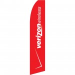 Verizon Wireless Red Swooper Flag