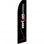 Verizon Wireless Black Swooper Flag