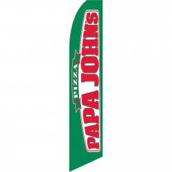 Papa John's Pizza Swooper Flag