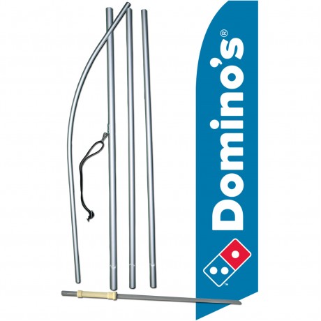 Domino's Pizza Swooper Flag Bundle