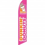 Dunkin' Donuts Pink Swooper Flag