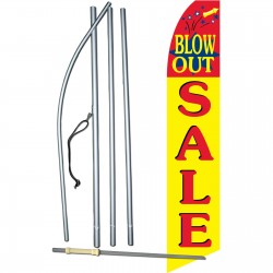 Blow Out Sale Yellow Swooper Flag Bundle