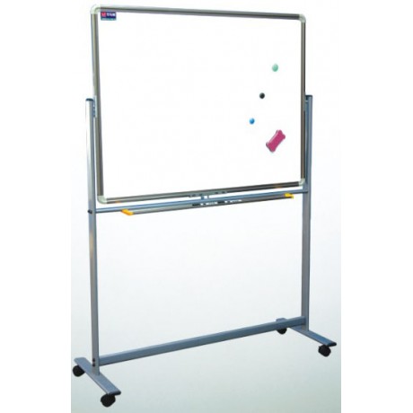 36"x 48" Reversible & Roll Around Magnetic Dry Erase