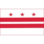 District of Columbia 3'x 5' Flag