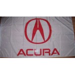 Acura White Automotive Logo 3'x 5' Flag
