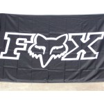 Fox Moto Black Motocross 3'x 5' Flag