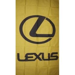 Lexus Gold Vertical Automotive 3' x 5' Flag