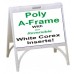 Poly A-Frame With White or Black Corex Inserts 1824