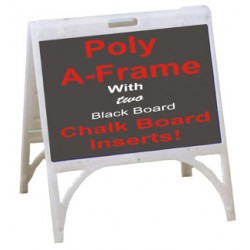 Synthetic Chalkboard Inserts.PriPlak.Inserts for Snap Frames.Inserts for A-Board 