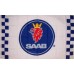 Saab Checkered Automotive 3' x 5' Flag